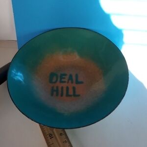 Gorgeous Midcentury Enamel over Copper bowl.